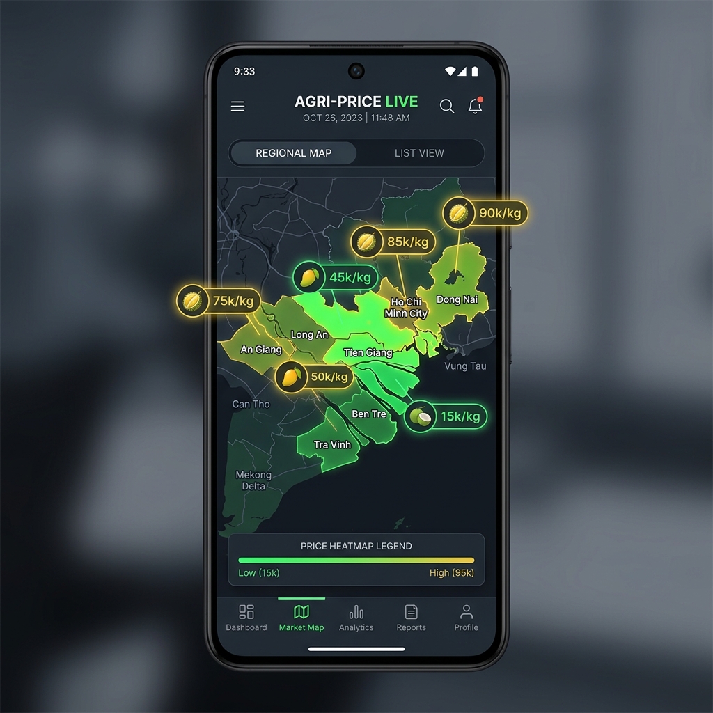 Radar giá app Vườn Trái Cây
